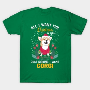 Corgi Christmas T-Shirt